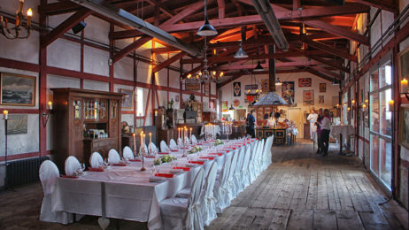 Auch Hochzeiten werden hier im Lokschuppen gefeiert.