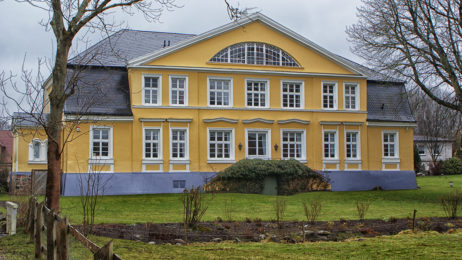 Hinterausgang des schönen Anwesens Musenhof