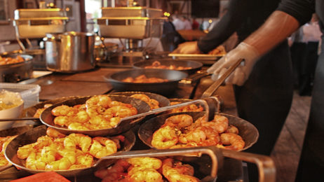 Im Lokschuppen wird auch serviert und das vom Allerfeinsten.