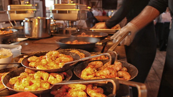 Im Lokschuppen wird auch serviert und das vom Allerfeinsten.