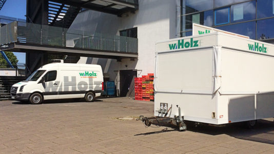 w.Holz Zentrale direkt im Ostseestadion