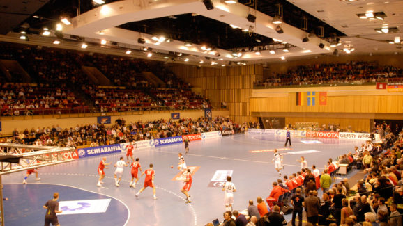 Sportereignisse in der Stadthalle Rostock mit dabei w.Holz Catering.